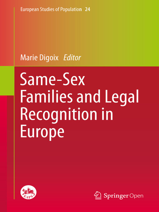 Title details for Same-Sex Families and Legal Recognition in Europe by Marie Digoix - Available